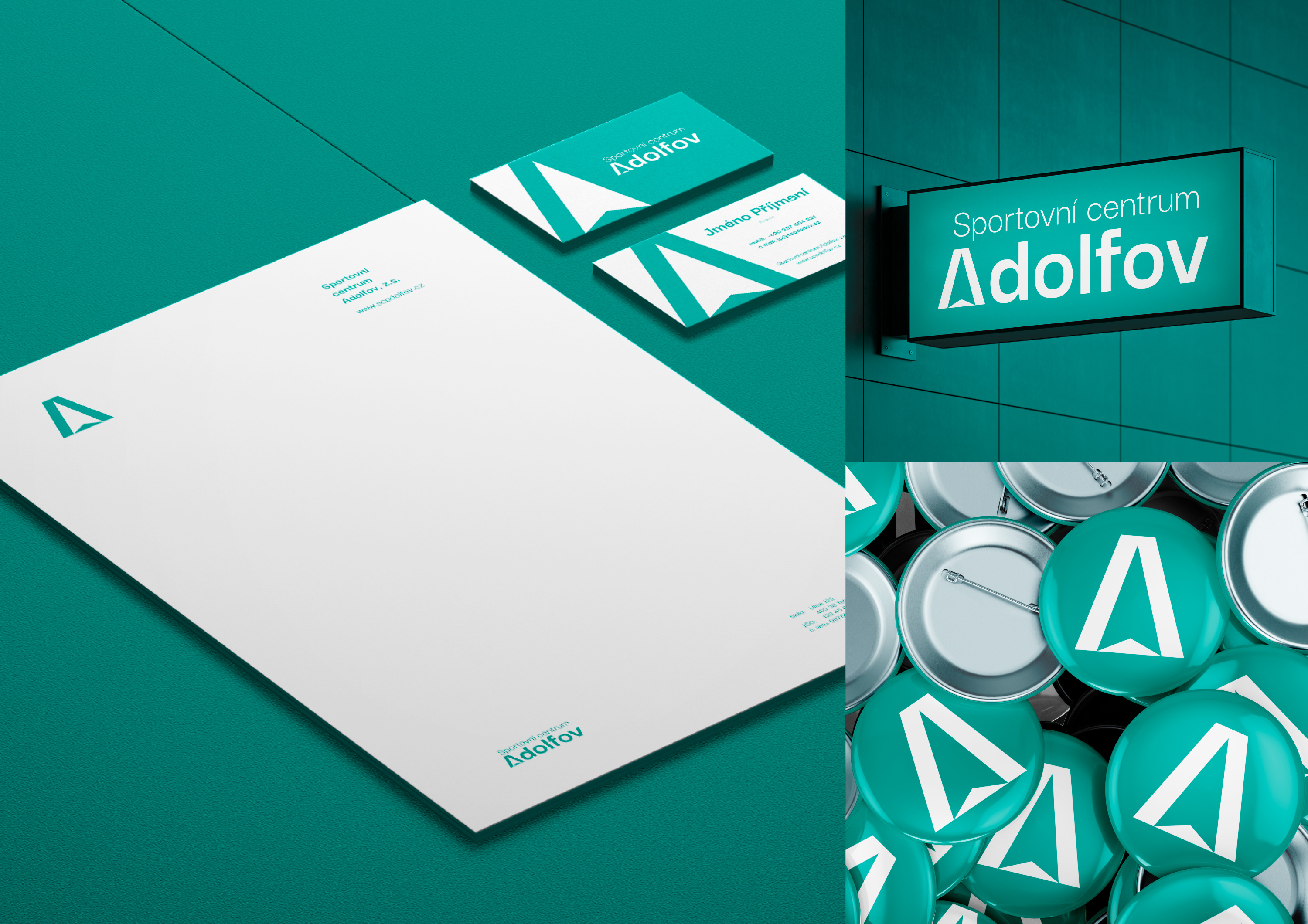 SC Adolfov - vizuální styl, firemní identita, tvorba loga, grafika tiskovin - 04/2024